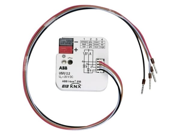 ABB US/U2.2, Digitaalinen, Sisääntulo/ulostulo, 2 kanavaa, Valkoinen, CE, 20 V