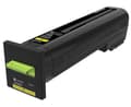 Miniatyrbilde 5 av 5: Lexmark - Høy ytelse - gul - original - tonerpatron LCCP, Lexmark Corporate - for Lexmark CX820de, CX820dtfe, CX825de, CX825dte, CX825dtfe, CX860de,