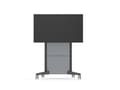 Miniatyrbild 3 av 5: SMS Presence Mobile - Ställ - för LCD-display - låsbar - aluminium, antracitgrå - golvstående