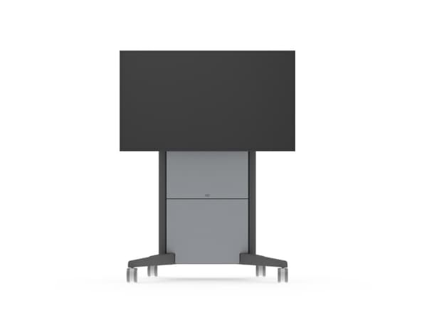 SMS Presence Mobile - Ställ - för LCD-display - låsbar - aluminium, antracitgrå - golvstående