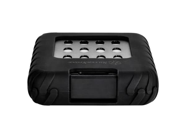 Silverstone MMS01, HDD/SSD-kabinett, 2.5", SATA, Serial ATA II, Serial ATA III, USB 3.2 Gen 1 (3.1 Gen 1), 5 Gbit/s, USB-tilkobling, Svart