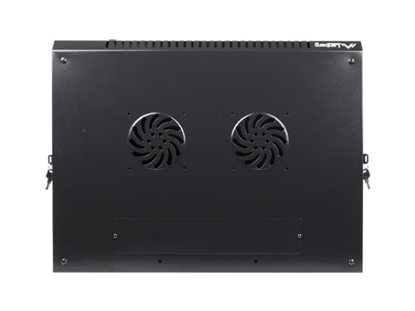 Lanberg - Rack skåp - väggmontering - svart, RAL 9004 - 12U - 19"