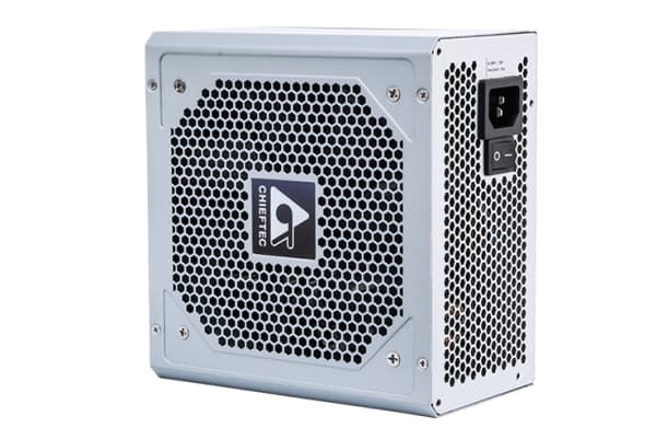 Chieftec iARENA GPC-500S - Strømforsyning (intern) - ATX12V 2.3/ PS/2 - AC 230 V - 500 watt - aktiv PFC - sølv