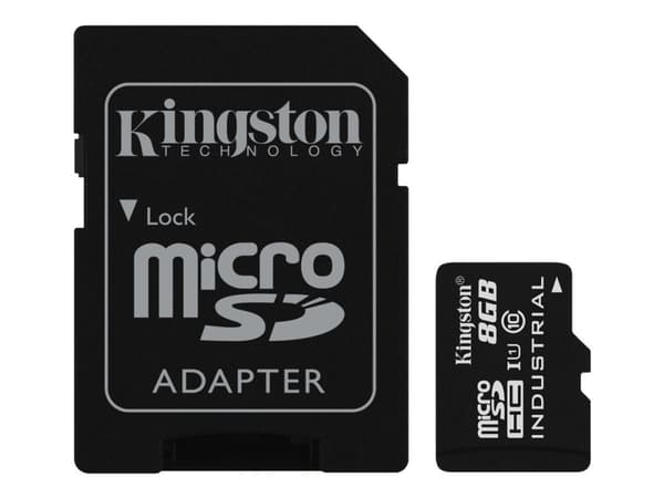 Kingston - Flashminnekort (microSDHC til SD-adapter inkludert) - 8 GB - UHS Class 1 / Class10 - microSDHC UHS-I