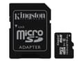 Miniatyrbilde 1 av 5: Kingston - Flashminnekort (microSDHC til SD-adapter inkludert) - 8 GB - UHS Class 1 / Class10 - microSDHC UHS-I