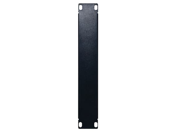 LogiLink ACT104, Blankt panel, Sort, Stål, 1U