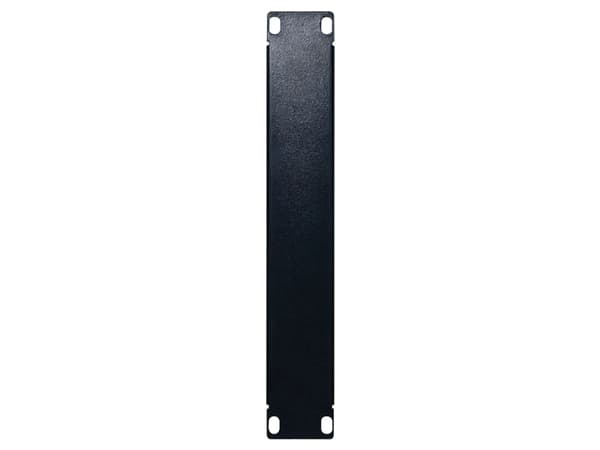 LogiLink ACT104, Blankt panel, Sort, Stål, 1U