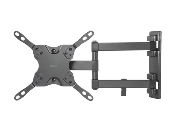 DELTACO ARM-459 - Monteringssats (lutnings-/svängningsväggmontering) - för platt panel - svart - skärmstorlek: 15"-40" - väggmonterbar