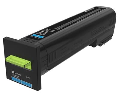 Lexmark - High Yield - Cyan - Original - Toner Cartridge LCCP, Lexmark Corporate - Lexmark CX820de, CX820dtfe, CX825de, CX825dte, CX825dtfe, CX860de,
