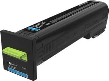 Lexmark - High Yield - Cyan - Original - Toner Cartridge LCCP, Lexmark Corporate - Lexmark CX820de, CX820dtfe, CX825de, CX825dte, CX825dtfe, CX860de,
