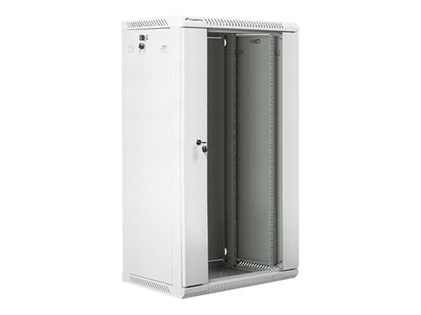 Lanberg - Rack skåp - väggmontering - grå, RAL 7035 - 22U - 19"