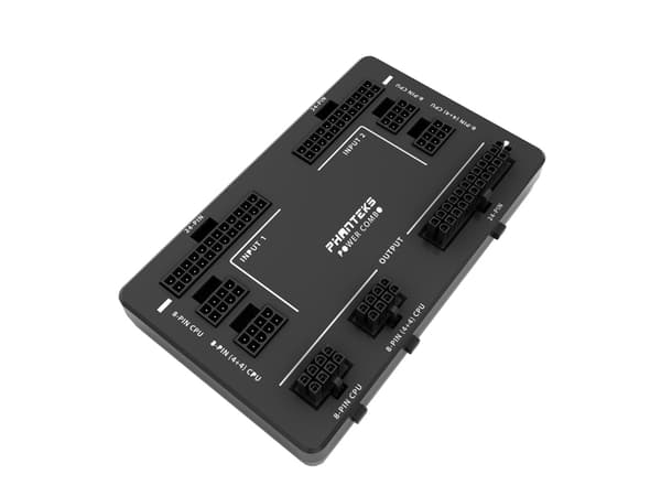Phanteks Power Combo, 1170 W, Fullt modulær, ATX, Mini-ITX, Micro ATX, Sort, 165 mm, 100 mm Sort