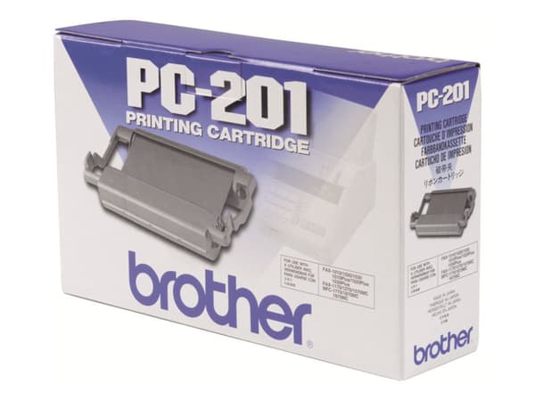 Brother PC201 - Svart - skriverbånd - for Brother MFC-1770, MFC-1780, MFC-1870, MFC-1970; IntelliFAX 1170, 1270, 1570, 1575