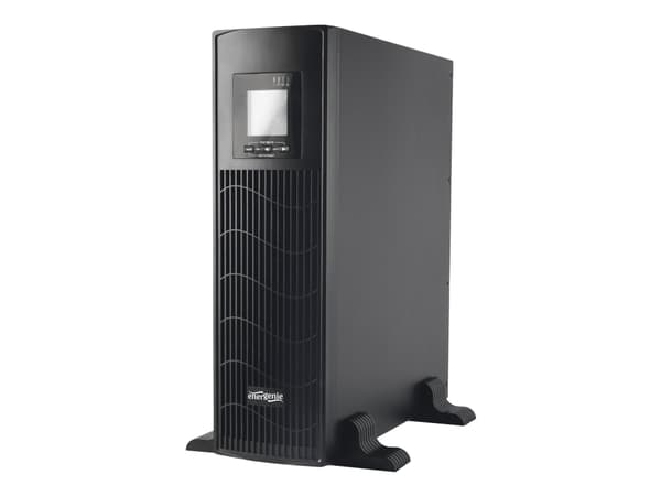 EnerGenie EG-UPSRACK-12 - UPS (rackmonterbar/ekstern) - AC 220 V - 1200 watt - 2000 VA - 9 Ah - USB - utgangskontakter: 7 - 3.4U - svart