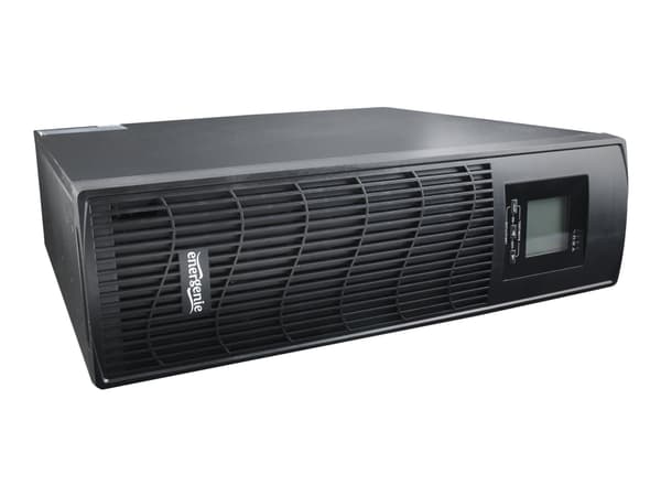 EnerGenie EG-UPSRACK-12 - UPS (rackmonterbar/ekstern) - AC 220 V - 1200 watt - 2000 VA - 9 Ah - USB - utgangskontakter: 7 - 3.4U - svart