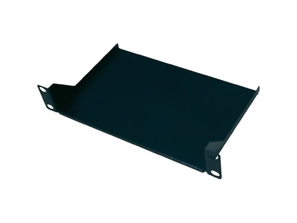LogiLink ACT102, Rackhylle, Sort, Stål, 25,4 cm (10"), 1,3 kg