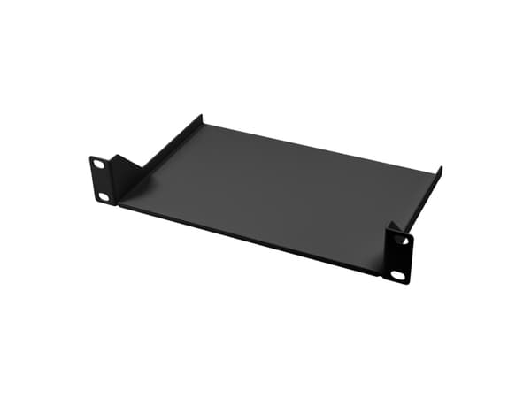 LogiLink ACT102, Rackhylle, Sort, Stål, 25,4 cm (10"), 1,3 kg