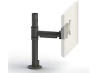 SpacePole Essentials - Monteringssett - for LCD-skjerm - metall - svart - skrivebordsmonterbar