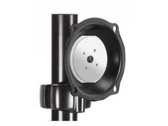 Chief Universal Pivot/Tilt Pole Mount JPPU - Monteringssett (grensesnittsbrakett, tippe/dreie-stangmontering) - for flatpanel - svart - skjermstørrel