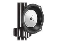 Chief Universal Pivot/Tilt Pole Mount JPPU - Monteringssett (grensesnittsbrakett, tippe/dreie-stangmontering) - for flatpanel - svart - skjermstørrel