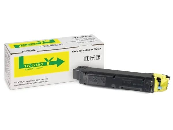 Kyocera TK 5160Y - Gul - original - tonerpatron - for ECOSYS P7040cdn, P7040cdn/KL3