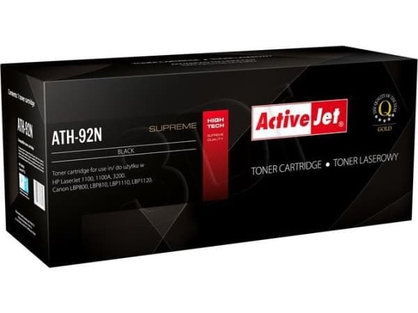 ActiveJet ATH-92N, 3100 sider, Svart, 1 stykker