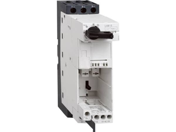 SCHNEIDER ELECTRIC TeSys -moottorinkäynnistinmoduuli U, perusmoduuli 12A 3-napainen + 1NO + 1NC -katkaisija ja kontaktori. Ruuviliitin