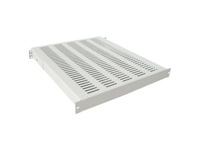 LogiLink SF1H65G, Rackhylle, Grå, Stål, 100 kg, 1U, 48,3 cm (19")
