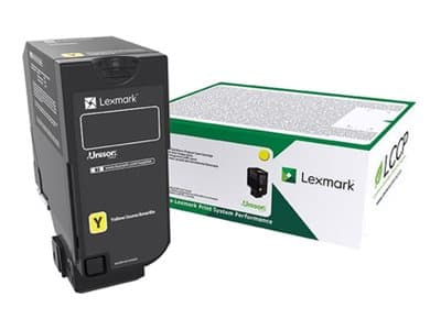 Lexmark - Høy ytelse - gul - original - tonerpatron LCCP, LRP - for Lexmark CS725de, CS725dte