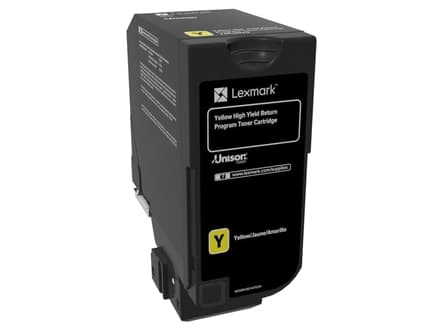 Lexmark - Høy ytelse - gul - original - tonerpatron LCCP, LRP - for Lexmark CS725de, CS725dte