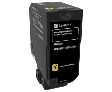 Lexmark - Høy ytelse - gul - original - tonerpatron LCCP, LRP - for Lexmark CS725de, CS725dte