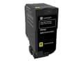 Miniatyrbilde 2 av 5: Lexmark - Høy ytelse - gul - original - tonerpatron LCCP, LRP - for Lexmark CS725de, CS725dte