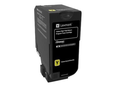 Lexmark - Høy ytelse - gul - original - tonerpatron LCCP, LRP - for Lexmark CS725de, CS725dte