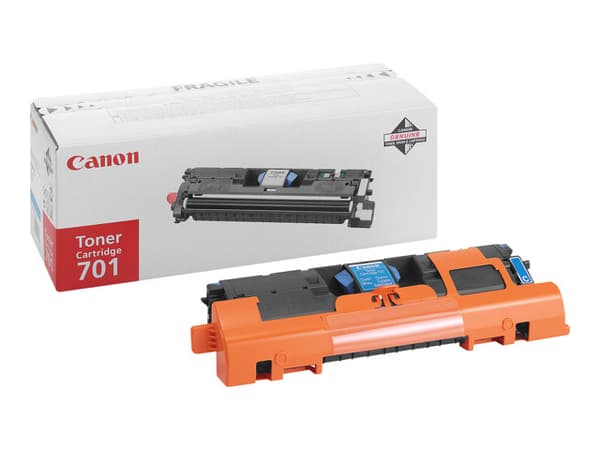 Canon 701 - Cyan - original - tonerpatron - för ImageCLASS MF8180c; Laser Shot LBP-5200; LaserBase MF8180C