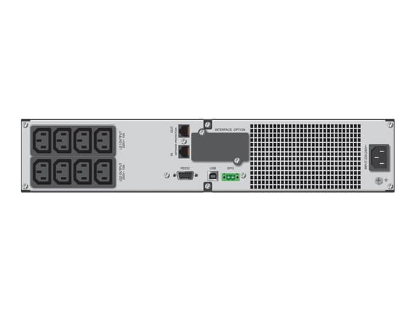 PowerWalker VI 1500RT LCD - UPS - AC 220/230/240 V - 1,35 kW - 1500 VA 9 At - RS-232, USB - utgangskontakter: 8 - 2U - 19" - svart