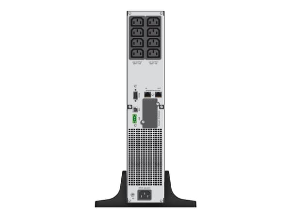 PowerWalker VI 1500RT LCD - UPS - AC 220/230/240 V - 1,35 kW - 1500 VA 9 At - RS-232, USB - utgangskontakter: 8 - 2U - 19" - svart