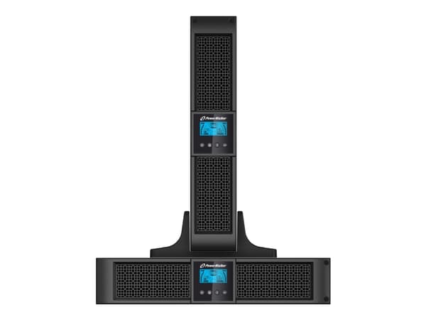 PowerWalker VI 1500RT LCD - UPS - AC 220/230/240 V - 1,35 kW - 1500 VA 9 At - RS-232, USB - utgangskontakter: 8 - 2U - 19" - svart