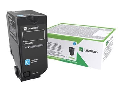 Lexmark - syaani - alkuperäinen - tonerpatron LCCP, LRP, Lexmark Corporate - Lexmark CS720de, CS720dte, CS725de, CS725dte, CX725de, CX725dhe, CX725dt