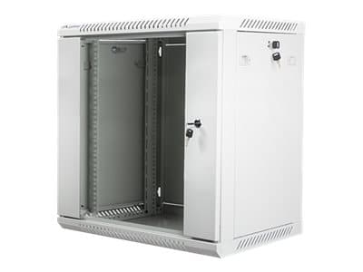 Lanberg - Rack skap - veggmonterbar - grå, RAL 7035 - 12U - 19"