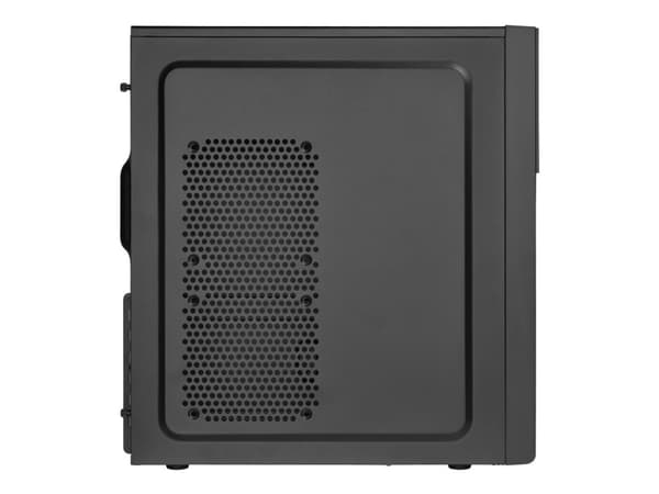 SilverStone Precision PS13 - Tower - ATX - ingen strømforsyning (ATX / PS/2) - svart - USB/lyd