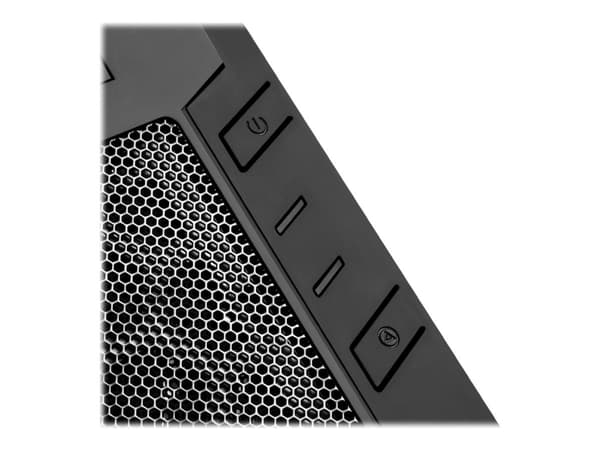 SilverStone Precision PS13 - Tower - ATX - ingen strømforsyning (ATX / PS/2) - svart - USB/lyd