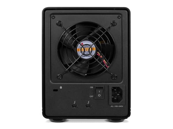 OWC ThunderBay 4 RAID 5, HDD- / SSD kabinett, 2.5/3.5", SATA, Serial ATA II, Serial ATA III, 20 Gbit/s, Svart
