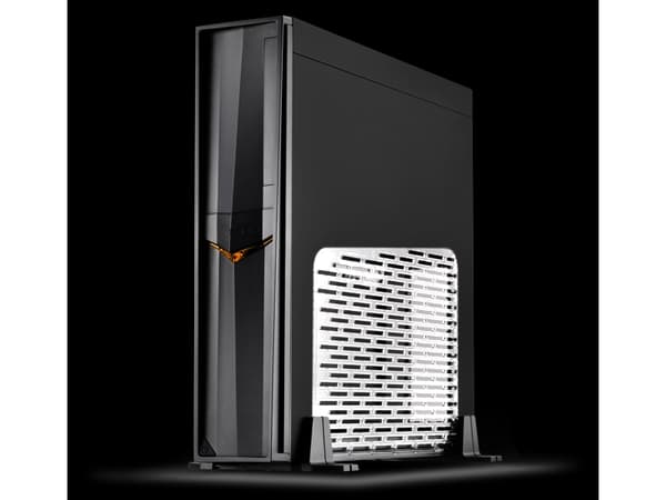 SilverStone Raven RVZ02B-W - SFF - mini-ITX - sidepanel med vindu - ingen strømforsyning (SFX12V/SFX-L12V) - svart - USB/lyd
