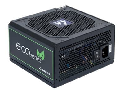 Chieftec ECO Series GPE-500S - Strømforsyning (intern) - ATX12V 2.3 - AC 230 V - 500 watt - aktiv PFC