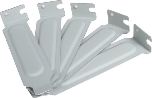 StarTech.com Steel Low Profile Expansion Slot Cover Plate - System slot blanking panel (pack of 5) - PLATEBLANKLP - Kortplats i system för skärmsläck