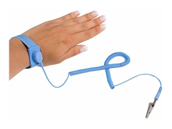 StarTech.com ESD Anti Static Wrist Strap Band with Grounding Wire - AntiStatic Wrist Strap - Anti-static wrist band (SWS100) - Antistatisk håndleddbå