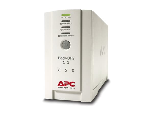 APC Back-UPS CS 650 - UPS - AC 230 V - 400 watt - 650 VA - RS-232, USB - utgangskontakter: 4 - beige