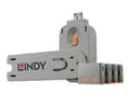 Miniatyrbild 3 av 5: Lindy USB Port Blocker - USB-portblockerare (paket om 4)