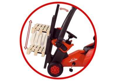 BIG Linde Forklift, 3 år, Sort, Rød