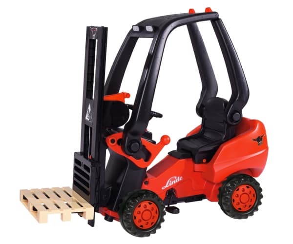 BIG Linde Forklift, 3 år, Sort, Rød